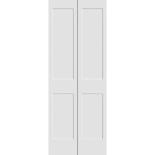 Panelled Wood Primed Shaker Bi Fold Door 